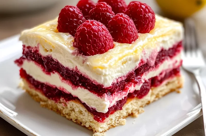 Raspberry Lemon Tiramisu