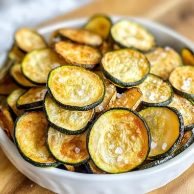 Salt and Vinegar Zucchini Chips
