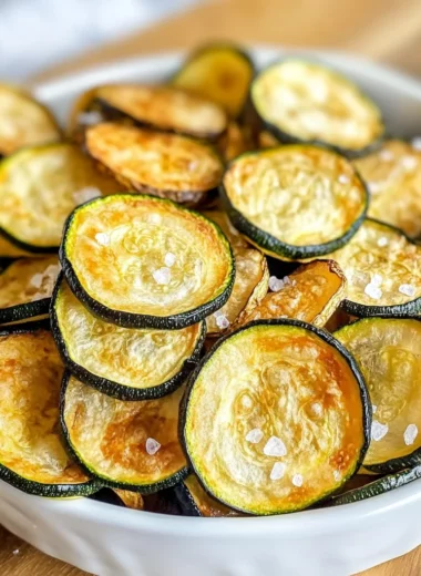 Salt and Vinegar Zucchini Chips