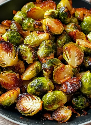 Sheet Pan Maple Dijon Brussels Sprouts