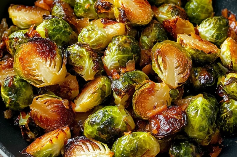 Sheet Pan Maple Dijon Brussels Sprouts