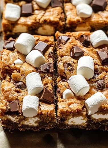 S’mores Cookie Bars