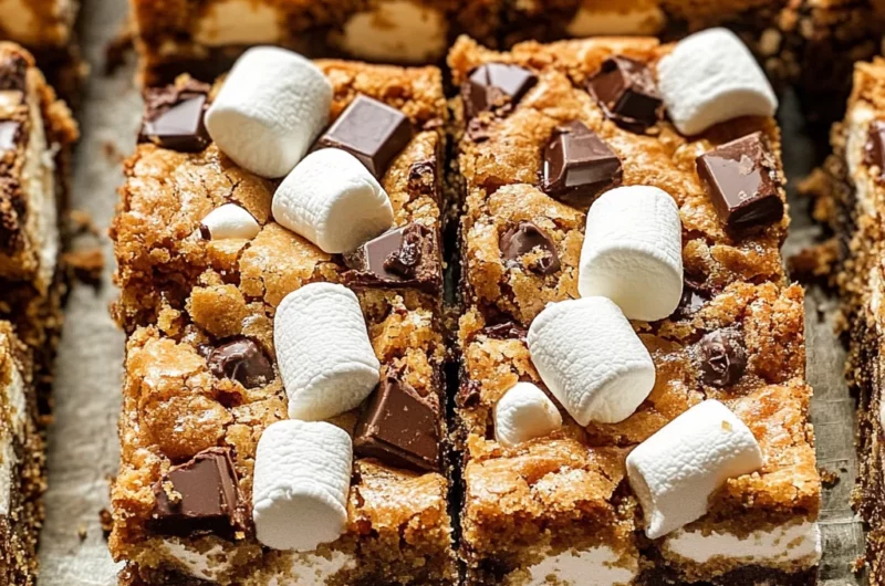 S’mores Cookie Bars