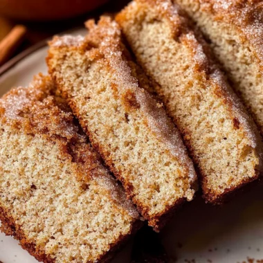 Spiced Apple Cider Donut Loaf