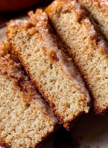 Spiced Apple Cider Donut Loaf