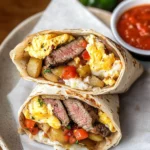 Steak and Egg Breakfast Burrito