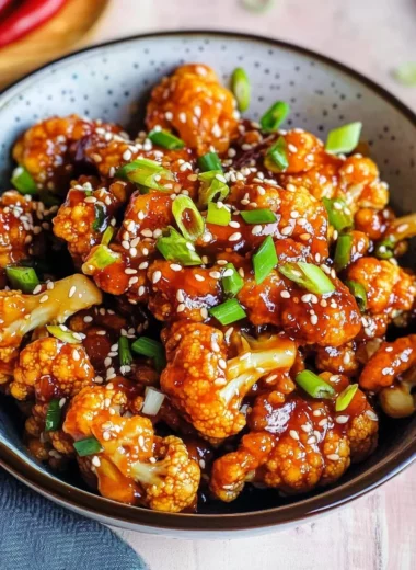 Sticky Sesame Cauliflower