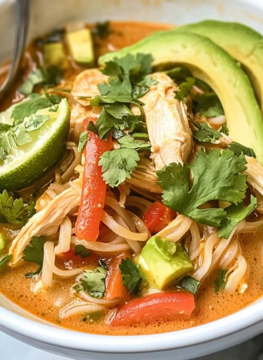 Thai Chicken Noodle Soup