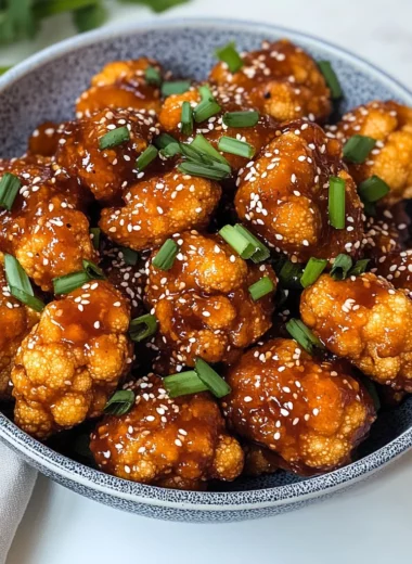 Vegan Gluten-free Teriyaki Cauliflower Wings