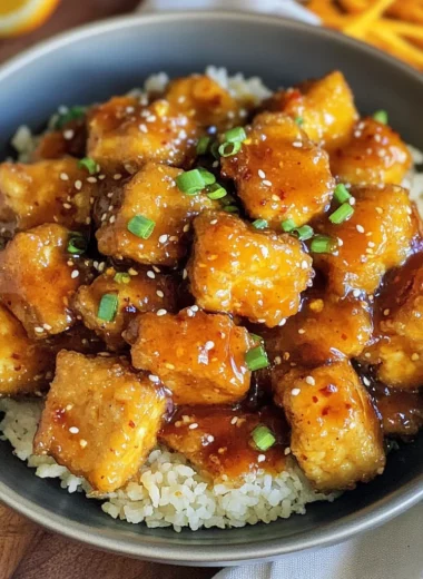 Vegan Orange Chicken (Tofu)