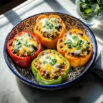 Vegetarian Stuffed Peppers - Mexican-Style