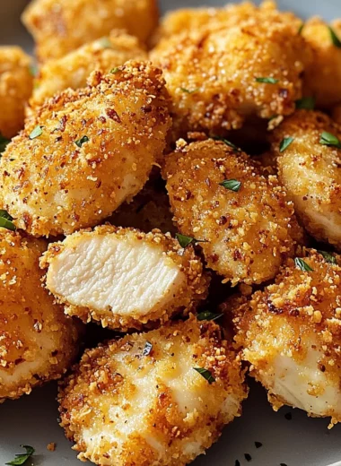 Air Fryer Ranch-Crusted Chicken Bites