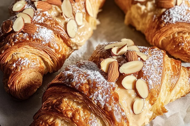 Almond Cream Filled Croissants