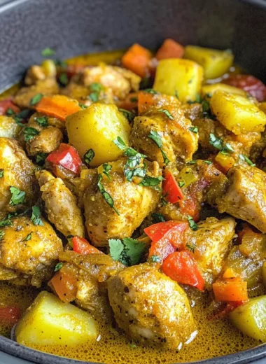 Authentic Jamaican Curry Chicken