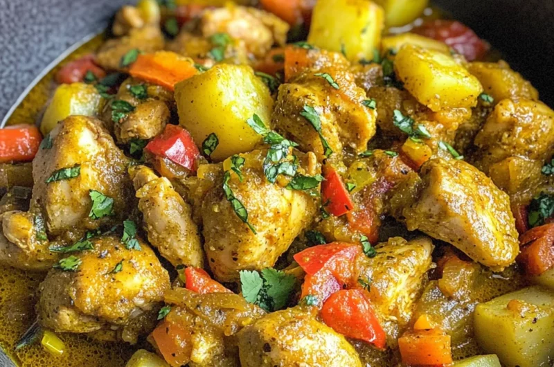 Authentic Jamaican Curry Chicken