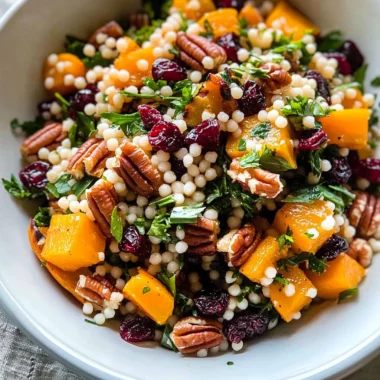 Autumn Pearl Couscous Salad