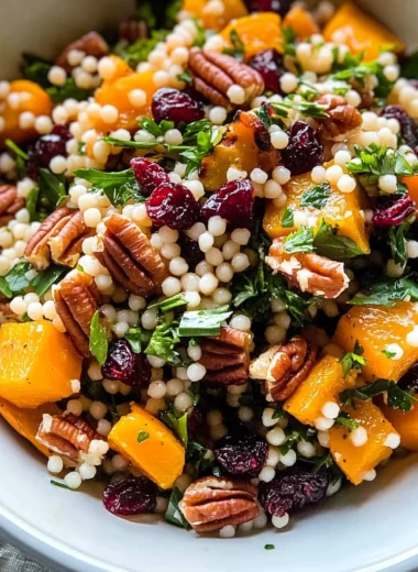 Autumn Pearl Couscous Salad