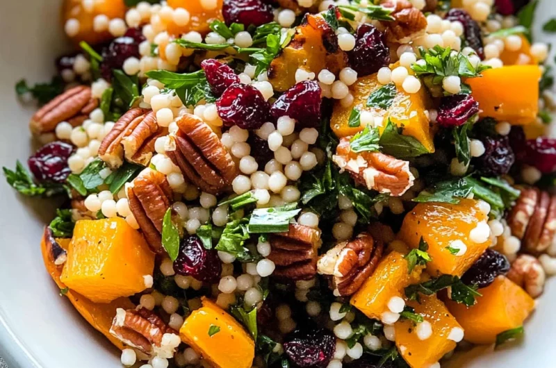 Autumn Pearl Couscous Salad