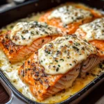 Baked Boursin Salmon – Creamy, Flavorful & Perfectly Baked