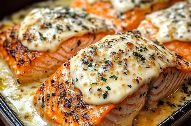 Baked Boursin Salmon – Creamy, Flavorful & Perfectly Baked