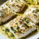 Baked Cod in Coconut Lemon Cream Sauce