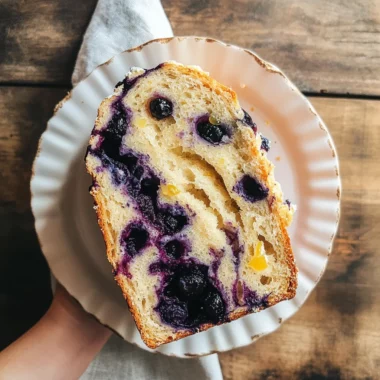 Blueberry Lemon Sourdough Bread