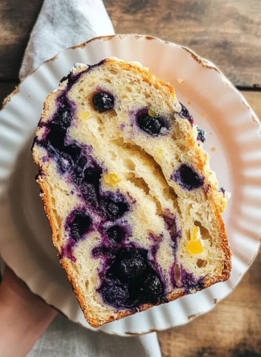 Blueberry Lemon Sourdough Bread