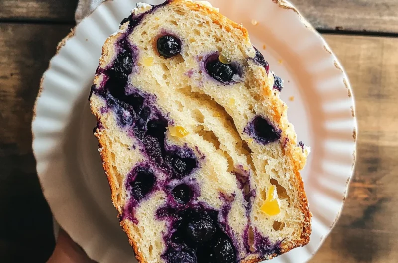 Blueberry Lemon Sourdough Bread