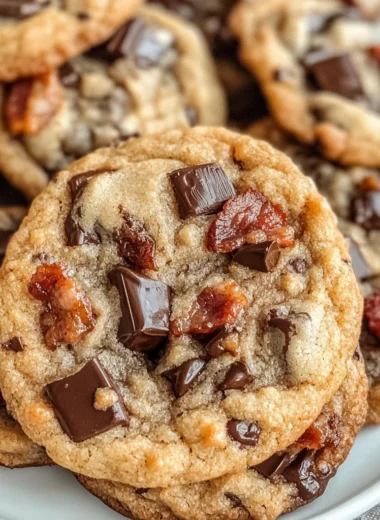 Bourbon Bacon Chocolate Chunk Cookies