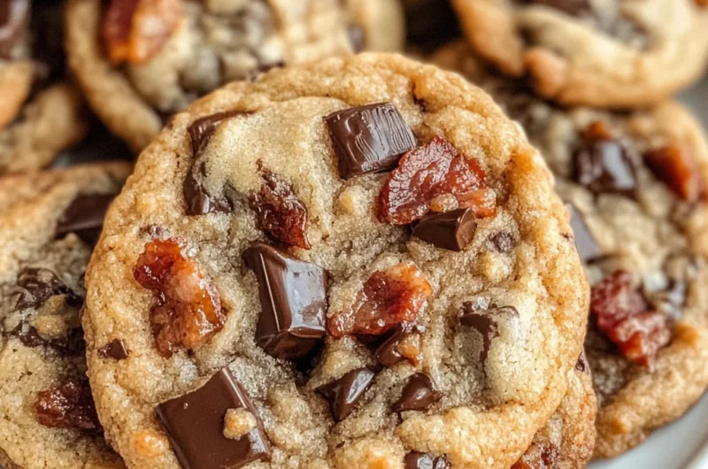 Bourbon Bacon Chocolate Chunk Cookies