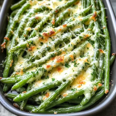 Cheesy Garlic Green Beans: An Amazing Ultimate Recipe