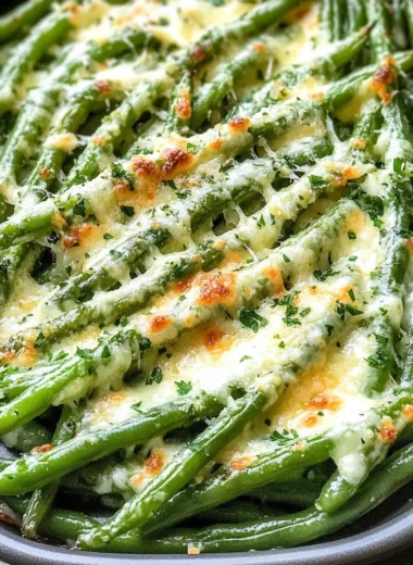Cheesy Garlic Green Beans: An Amazing Ultimate Recipe