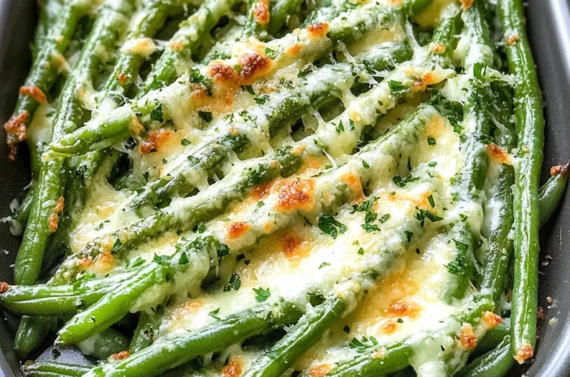 Cheesy Garlic Green Beans: An Amazing Ultimate Recipe