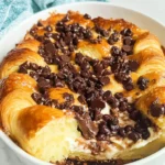 Chocolate Croissant Breakfast Bake