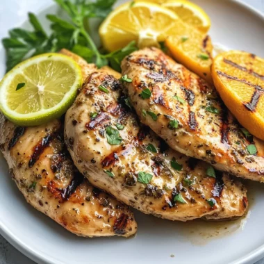 Citrus Dijon Grilled Chicken (Marinade)