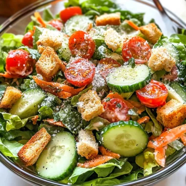 Classic House Salad - Quick and Easy