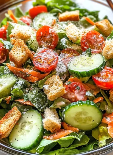 Classic House Salad - Quick and Easy