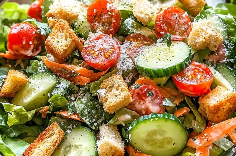 Classic House Salad - Quick and Easy