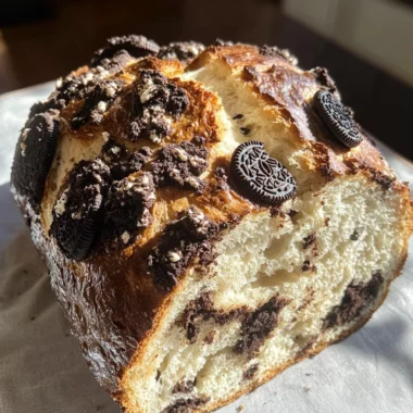 Cookies and Cream Sourdough Bread