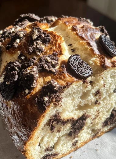 Cookies and Cream Sourdough Bread