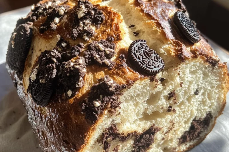 Cookies and Cream Sourdough Bread