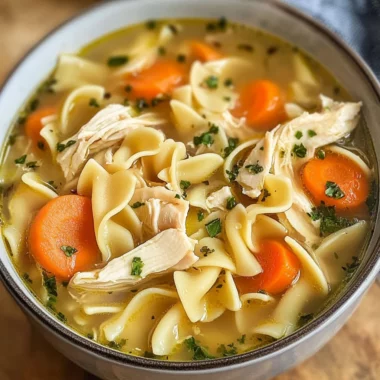CopyCat Panera Bread Chicken Noodle Soup Recipe