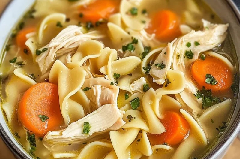 CopyCat Panera Bread Chicken Noodle Soup Recipe