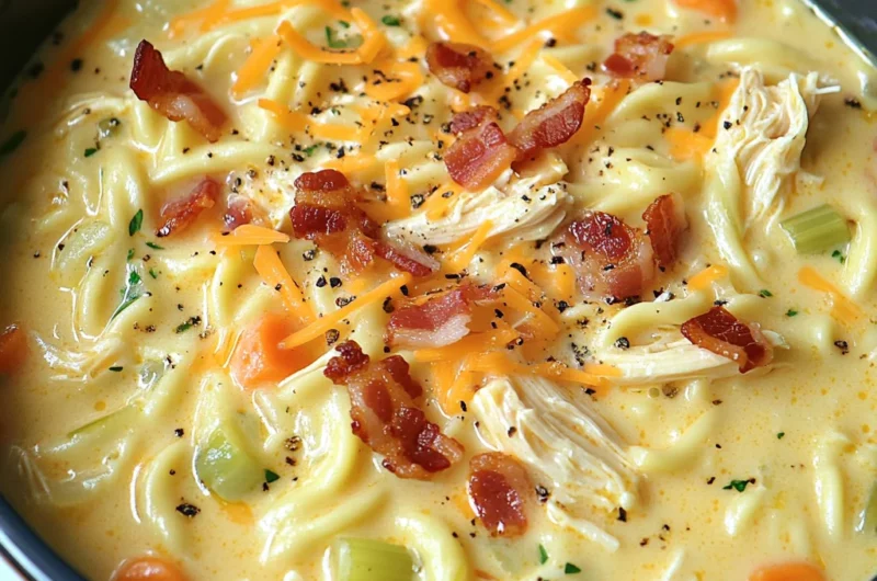 Crack Chicken Noodle Soup