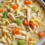 Creamy Chicken Noodle Soup Recipe