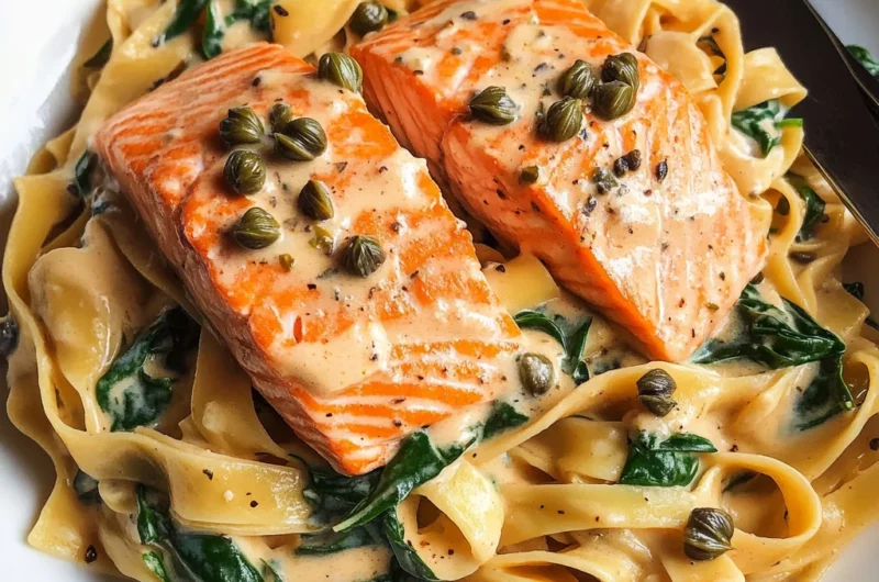 Creamy Salmon Pasta Recipe Made In 25 Minutes