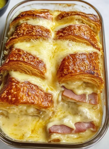 Croque Monsieur Croissant Bake