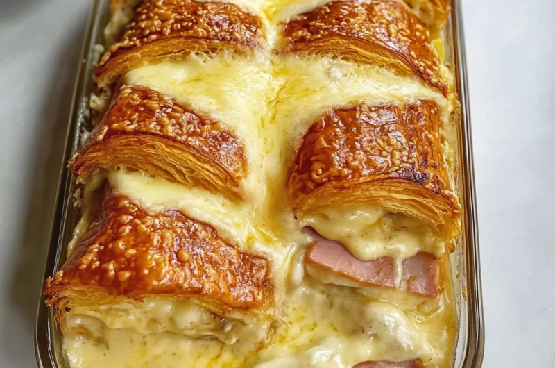 Croque Monsieur Croissant Bake