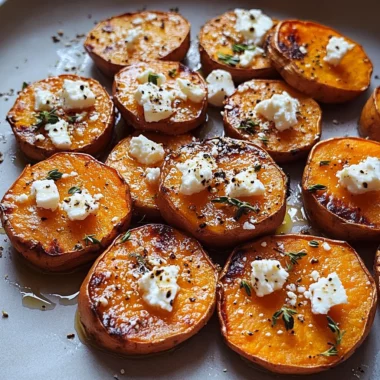 Delicious Honey Feta Sweet Potato Rounds Recipe for Any Meal