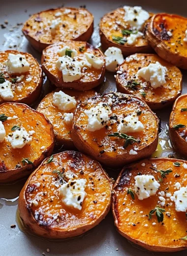 Delicious Honey Feta Sweet Potato Rounds Recipe for Any Meal